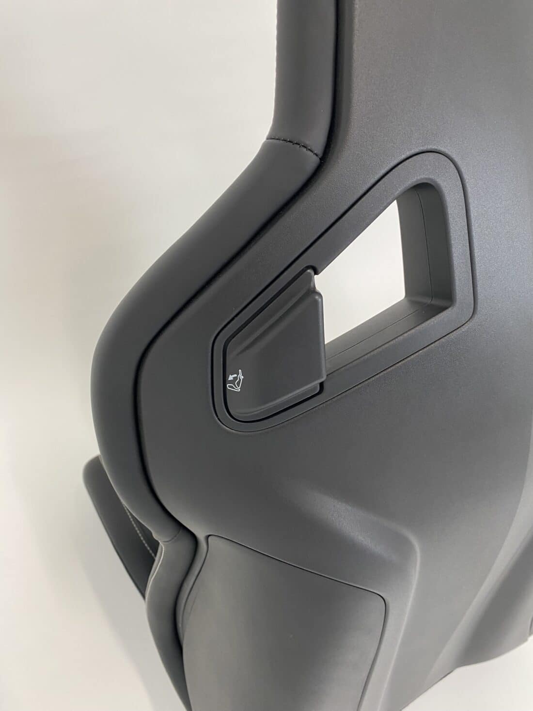 Recaro Sportster Cs Leder Zwart Met Wit Stiksel