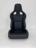 RECARO Sportster CS Leder Zwart Met Wit Stiksel