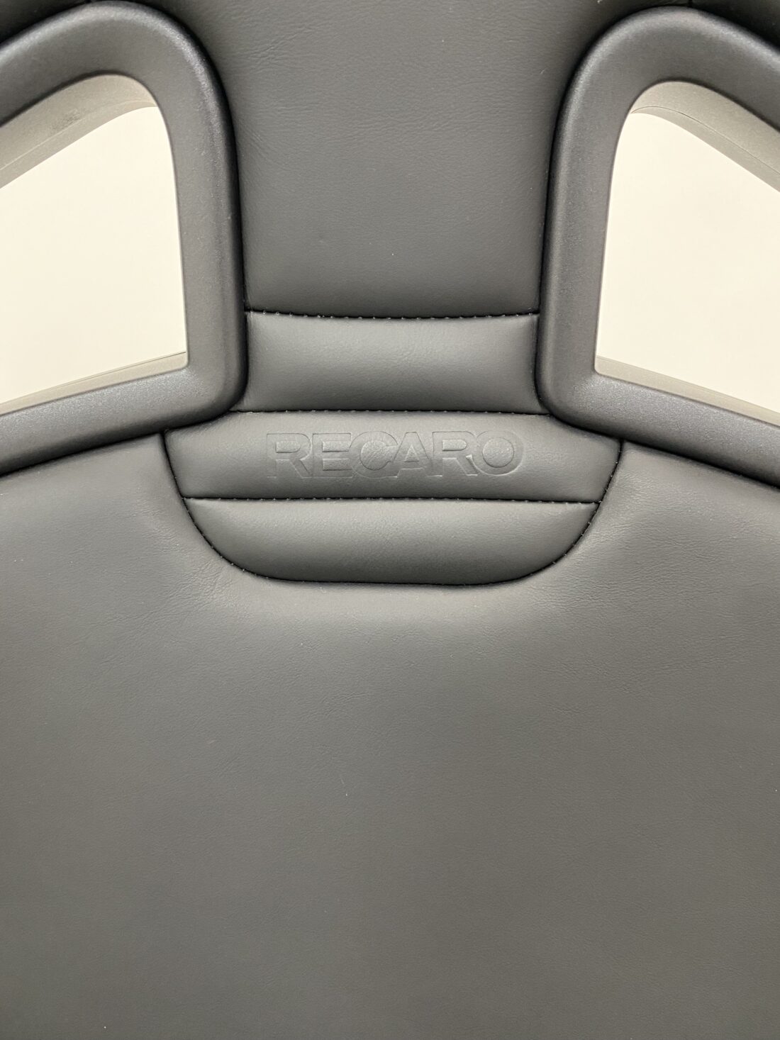 Recaro Sportster Cs Leder Zwart Met Wit Stiksel