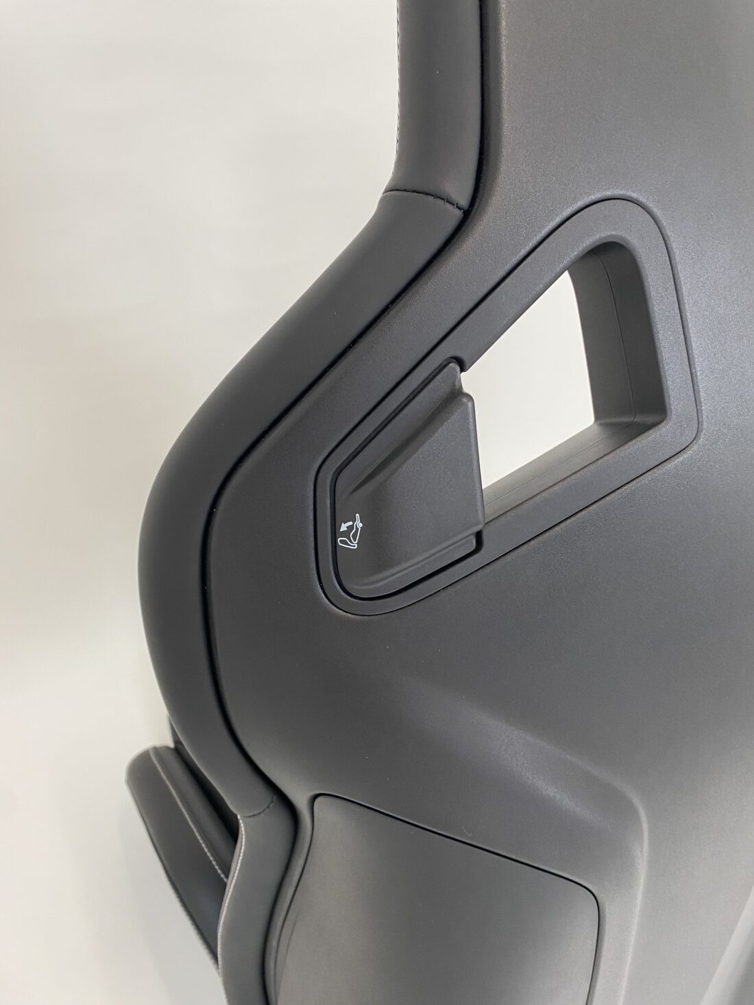 Recaro Sportster Cs Leder Zwart Met Wit Stiksel