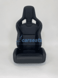 Recaro Sportster Cs Leder Zwart Met Wit Stiksel Recaro Sportster Cs Leder Zwart Met Wit Stiksel