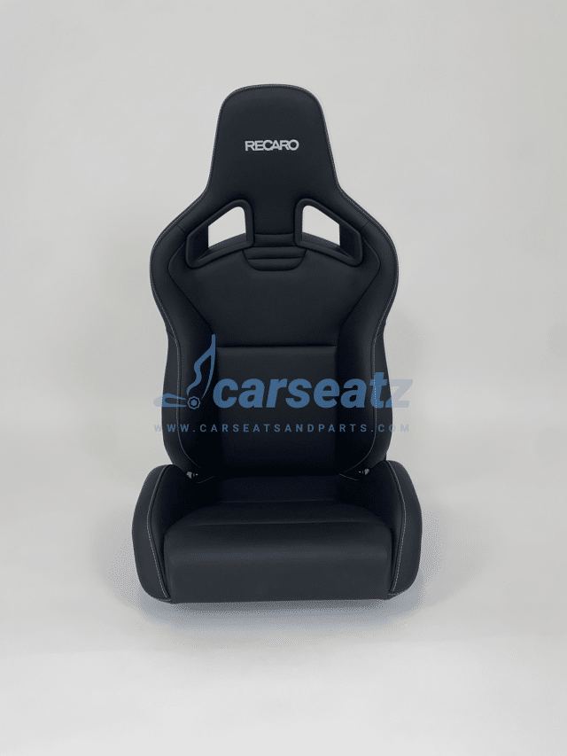 Recaro Sportster Cs Leder Zwart Met Wit Stiksel