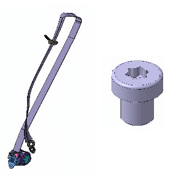 Veiligheidsgordel Zonder Voorspanner Voor Linkerstoel C6000 Amp C7000