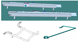 Rails Slagbereik 200mm C6000 Amp C7000