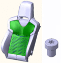Schuimdeel Rugleuning Met Verwarming C7000