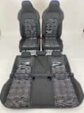 Intérieur VW Golf 8 GTE Tissu/Alcantara Bleu/Noir/Gris