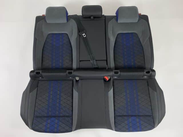 Achterbank Vw Golf 8 R Stof Alcantara Leder Grijs Blauw