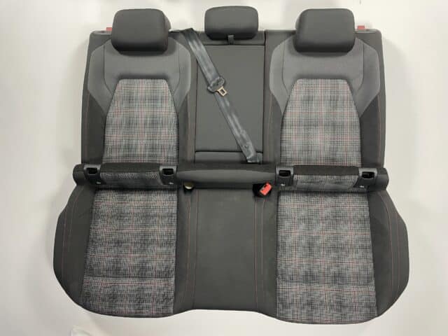 Achterbank Amp Deurpanelen Vw Golf 8 Gti Alcantara Stof Grijs Geruit Rood Wit Grijs