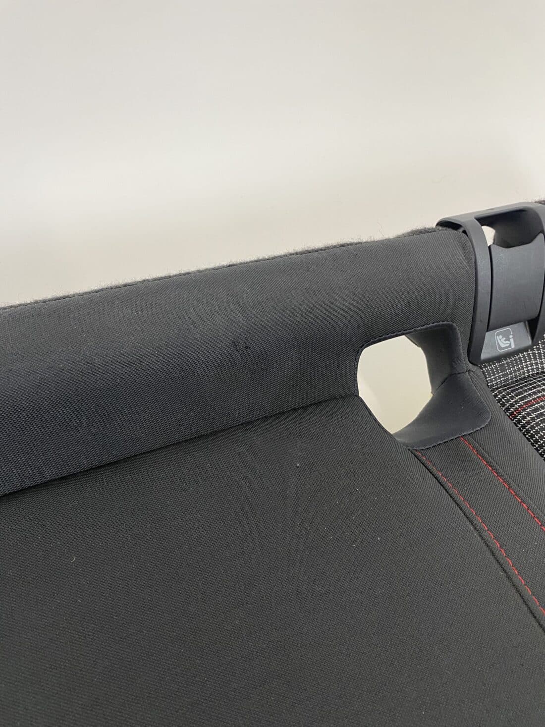 Interieur Vw Golf 8 Gti Alcantara Stof Grijs Geruit Rood Wit Grijs