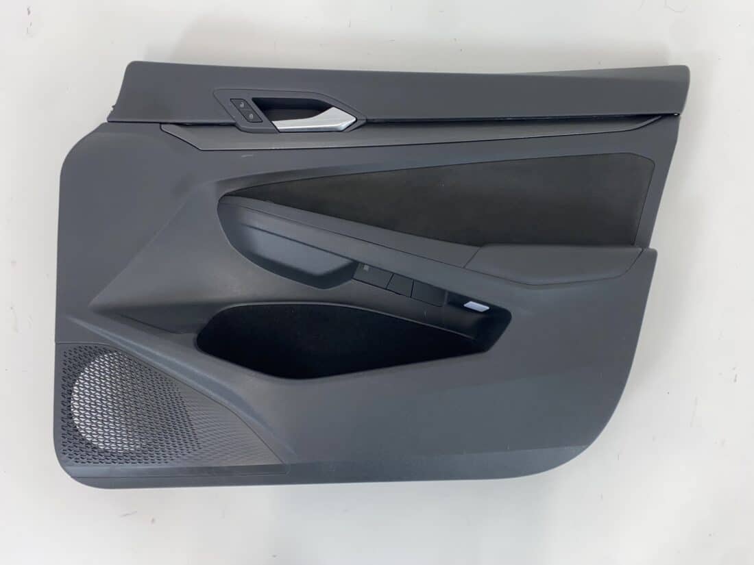 Interieur Vw Golf 8 Gti Alcantara Stof Grijs Geruit Rood Wit Grijs