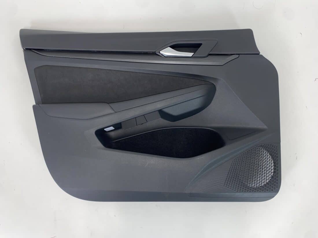 Interieur Vw Golf 8 Gti Alcantara Stof Grijs Geruit Rood Wit Grijs