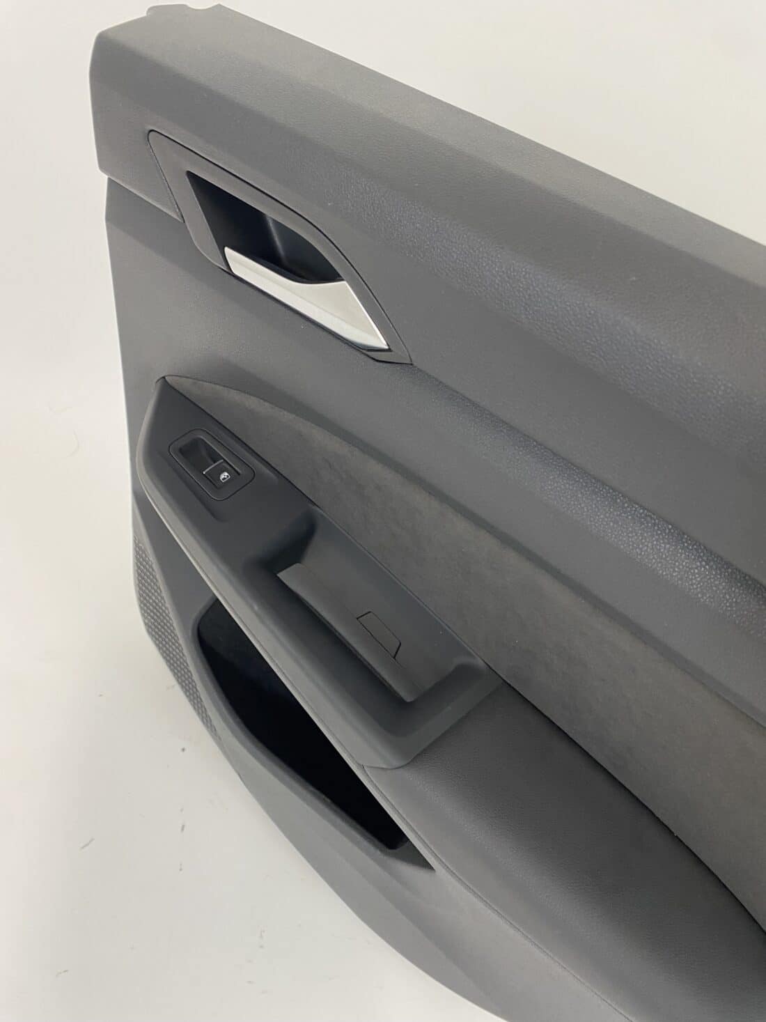 Interieur Vw Golf 8 Gti Alcantara Stof Grijs Geruit Rood Wit Grijs