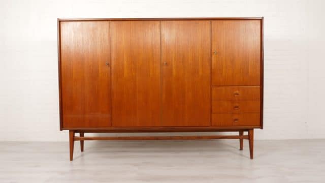 Highboard Bartels Works Gmbh Teak 1960s