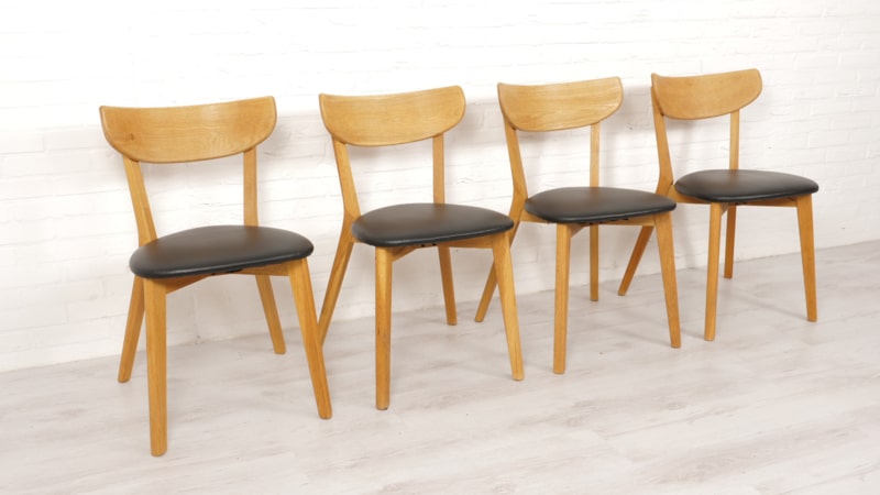 Trp Post Container Data Trp Post Id 6214 Set Of 4 Dining Chairs Oak Danish Design Trp Post Container Data