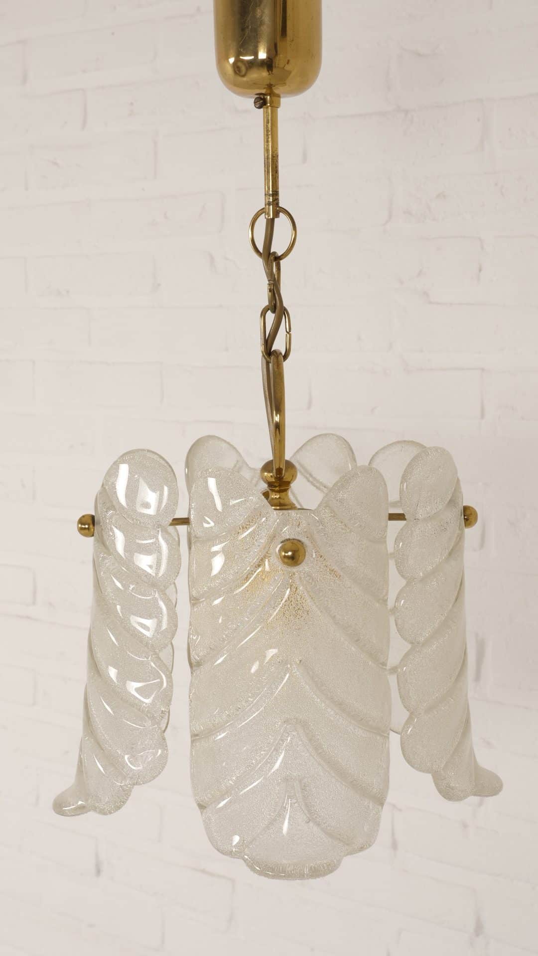 Trp Post Container Data Trp Post Id 6178 Vintage Glass Leaf Pendant Lamp 1970s Trp Post Container