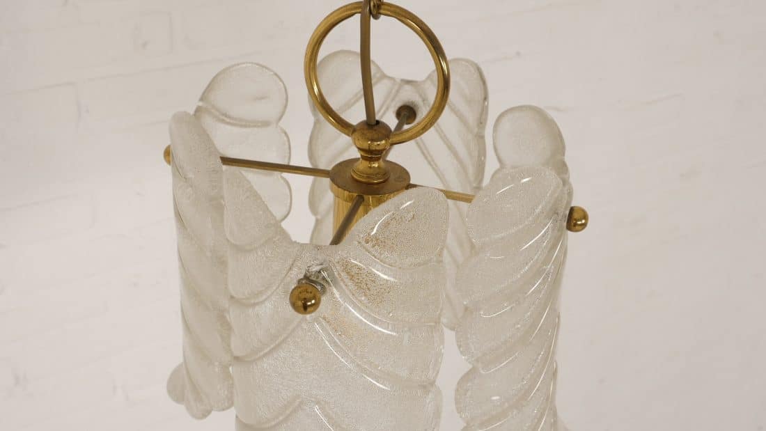 Trp Post Container Data Trp Post Id 6178 Vintage Glass Leaf Pendant Lamp 1970s Trp Post Container