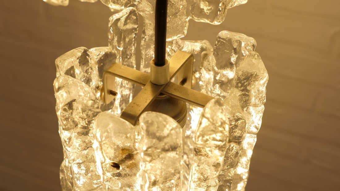 Cascade Hanglamp J T Kalmar Ice Glass Sierra