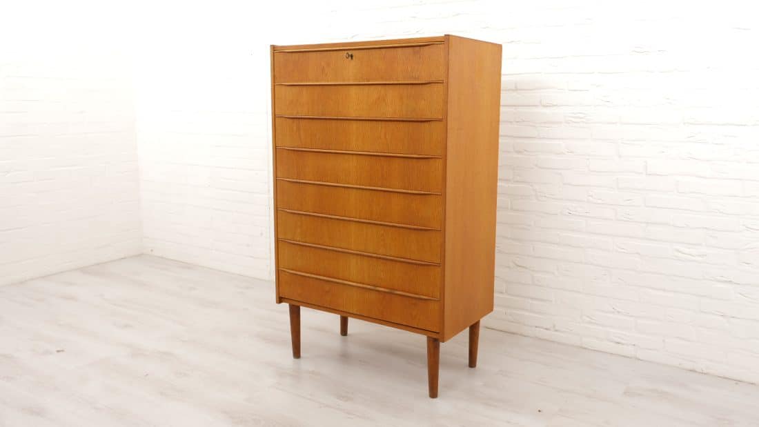 Trp Post Container Data Trp Post Id 6115 Dresser High Light Teak Subtle Wooden Handles 1960s Trp Post Container