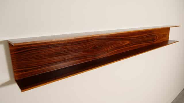 Vintage Boekenplank In Palissander Wandplank Walter Wirz Voor Wilhem Renz 240 Cm