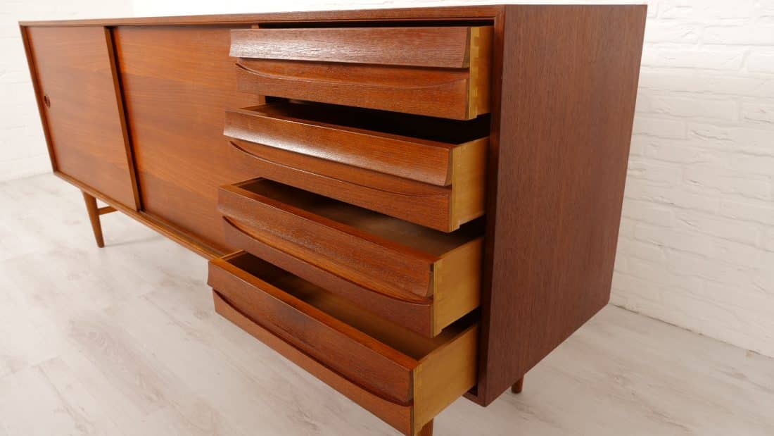 Dressoir Xl Teak Mid Century Modern 220 Cm