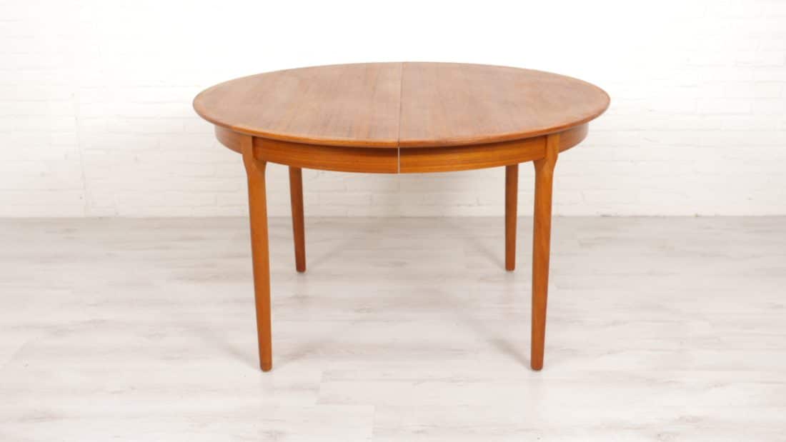 Trp Post Container Data Trp Post Id 8003 Vintage Round Dining Table Oval Teak Extendable 1960s Trp Post Container