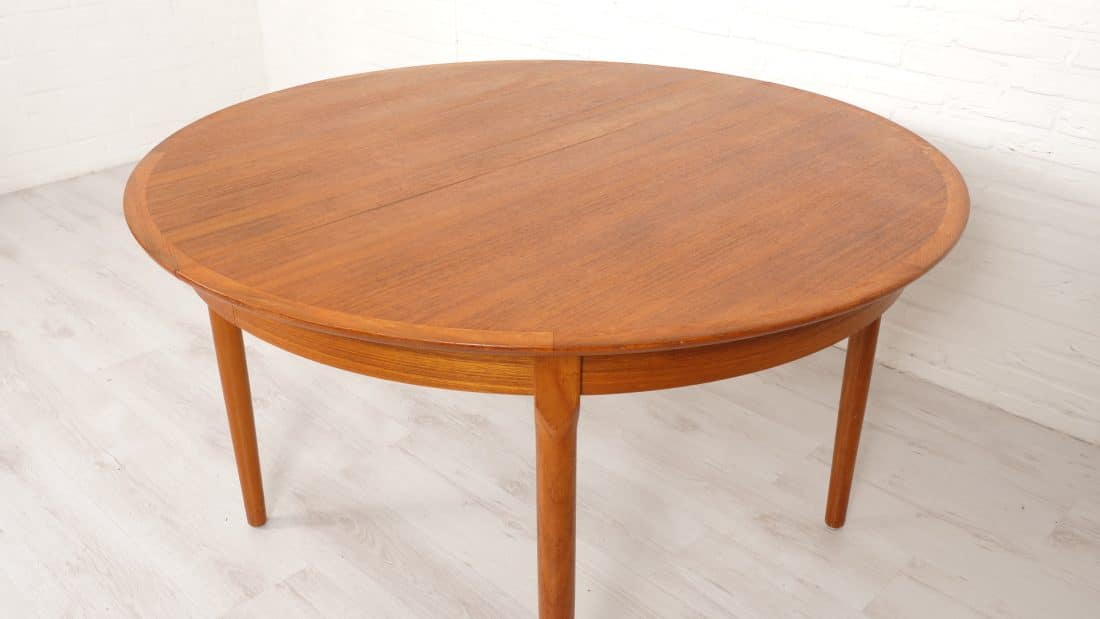 Trp Post Container Data Trp Post Id 8003 Vintage Round Dining Table Oval Teak Extendable 1960s Trp Post Container