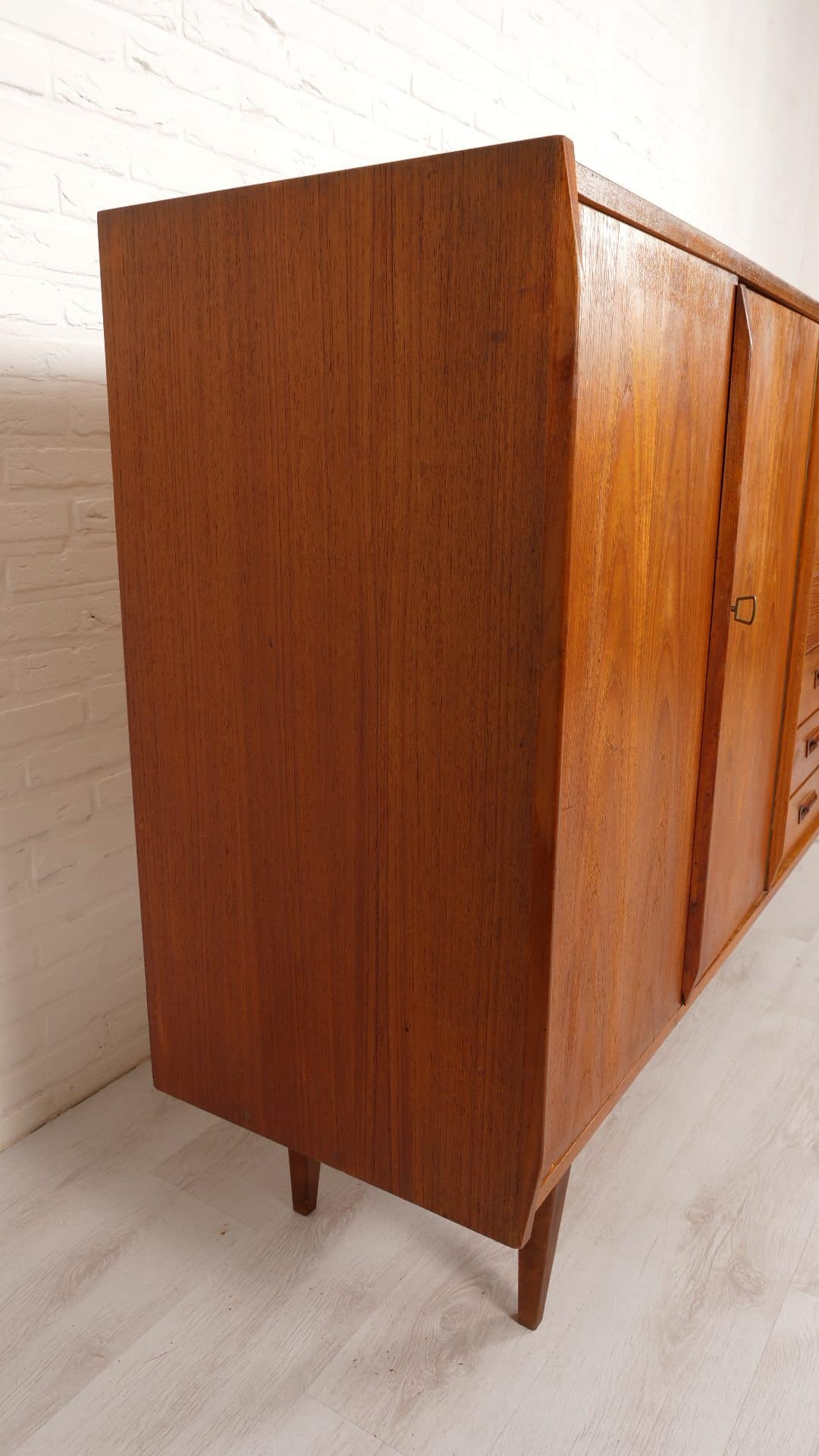 Highboard Wandkast Teak 1960s