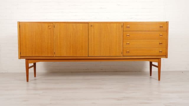 Buffet Vintage Teck Mid Century Modern 202 Cm