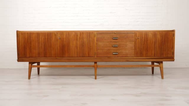 Buffet Vintage Par Erwin Behr 241 Cm