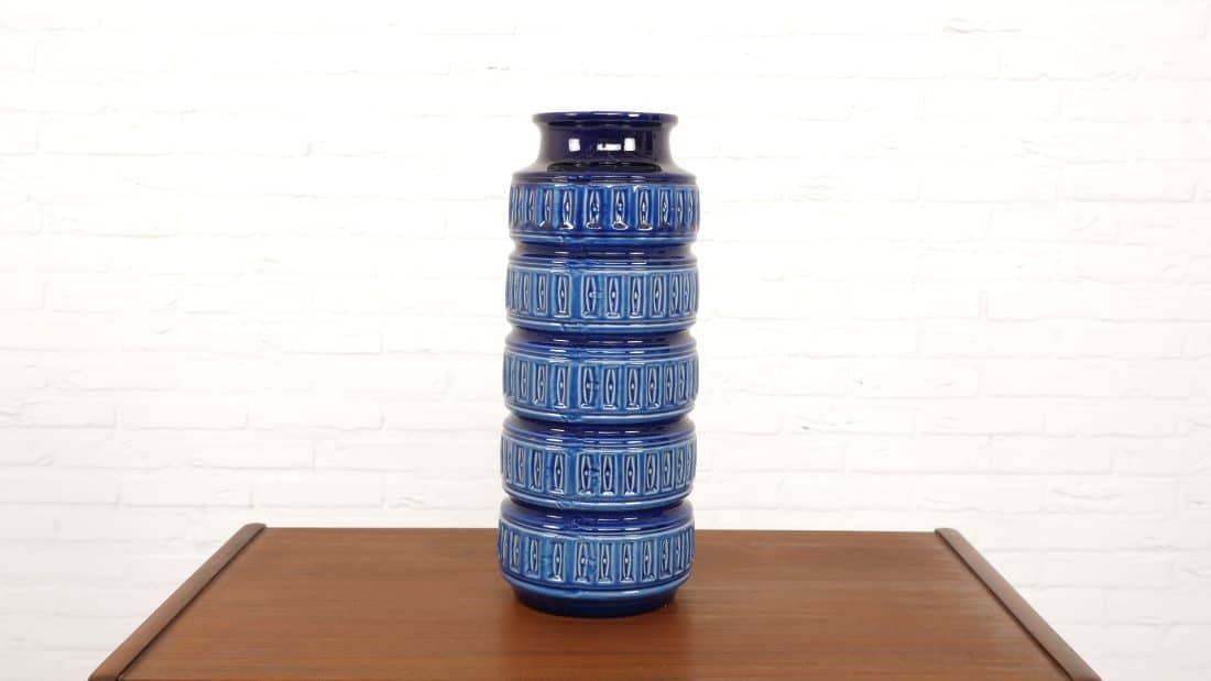 Trp Post Container Data Trp Post Id 9897 Grote Vintage West Germany Vaas Blauw 40 Cm Trp Post Container