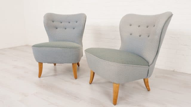 2 X Fauteuil Artifort Theo Ruth Bleu