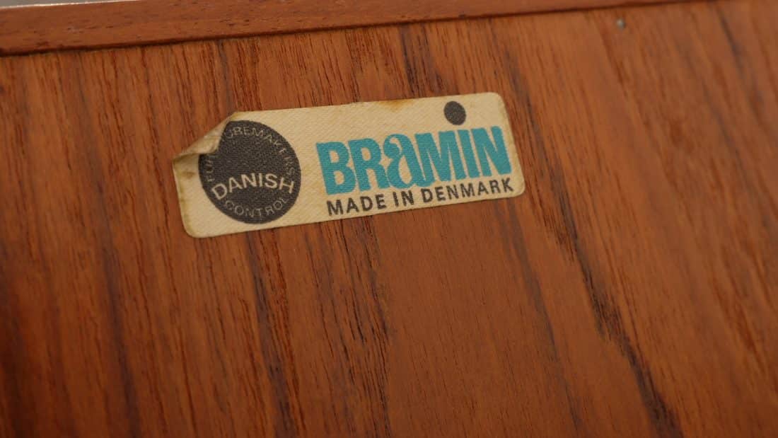 Vintage Dressoir Bramin H W Klein Teak 225 Cm
