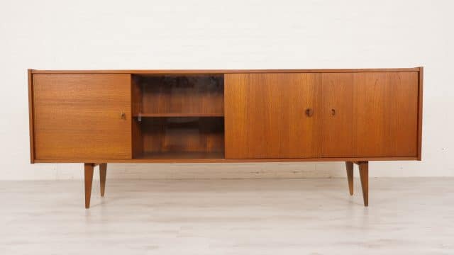 Buffet Vintage Porte Vitrée 230 Cm