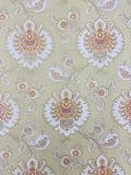 Vintage Wallpaper Baroque Retro Mint Green Orange 4 Rolls