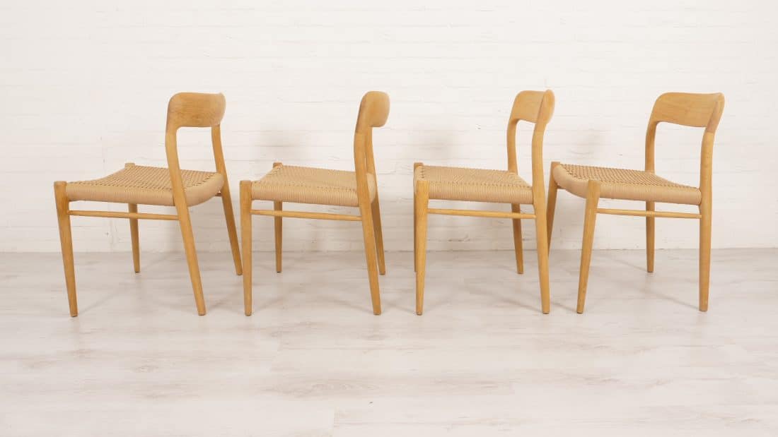 Trp Post Container Data Trp Post Id 11607 4 Niels Otto Moller Model 75 Oak Dining Chairs Trp Post Container