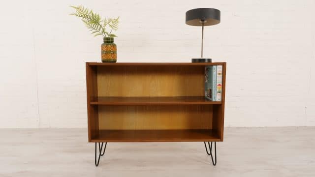 Bibliothèque Vintage Teck Wall Unit 100 Cm