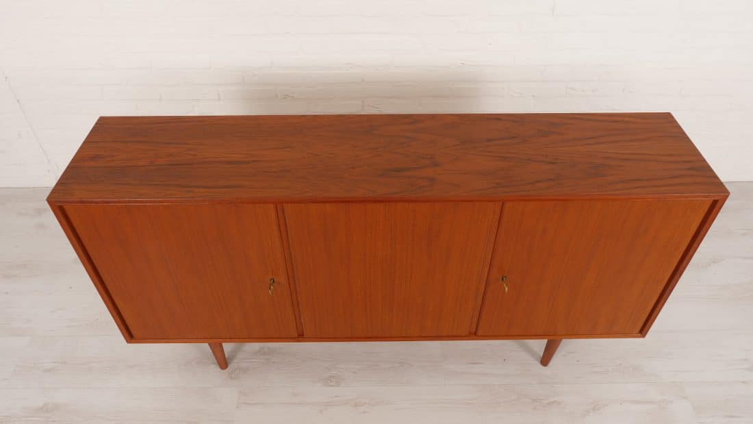 Vintage Dressoir Teak Heinrich Riestenpatt 150 Cm