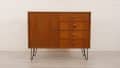 Vintage Wall Cabinet Audio Furniture Drawers 100 Cm