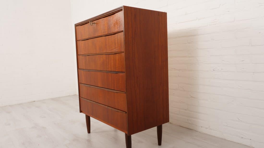 Trp Post Container Data Trp Post Id 12256 Vintage Danish Teak Chest of Drawers 6 Drawers 104 Cm Trp Post Container