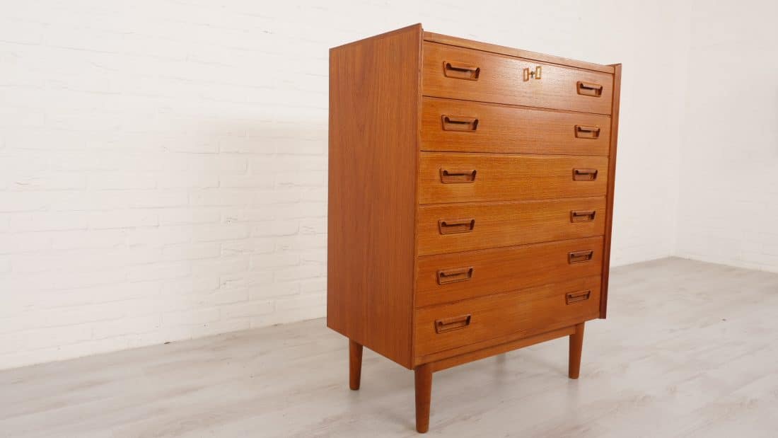 Trp Post Container Data Trp Post Id 12120 Vintage Danish Teak Chest of Drawers 6 Drawers 100 Cm Trp Post Container