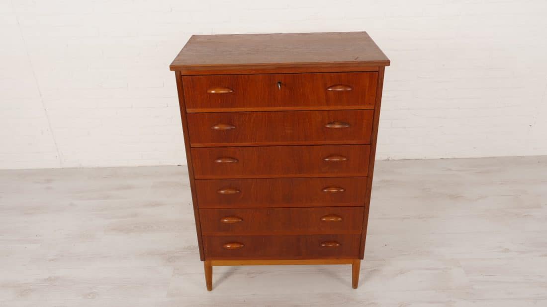 Trp Post Container Data Trp Post Id 12086 Drawer Cabinet Danish Design Teak 6 Drawers 106 Cm Trp Post Container