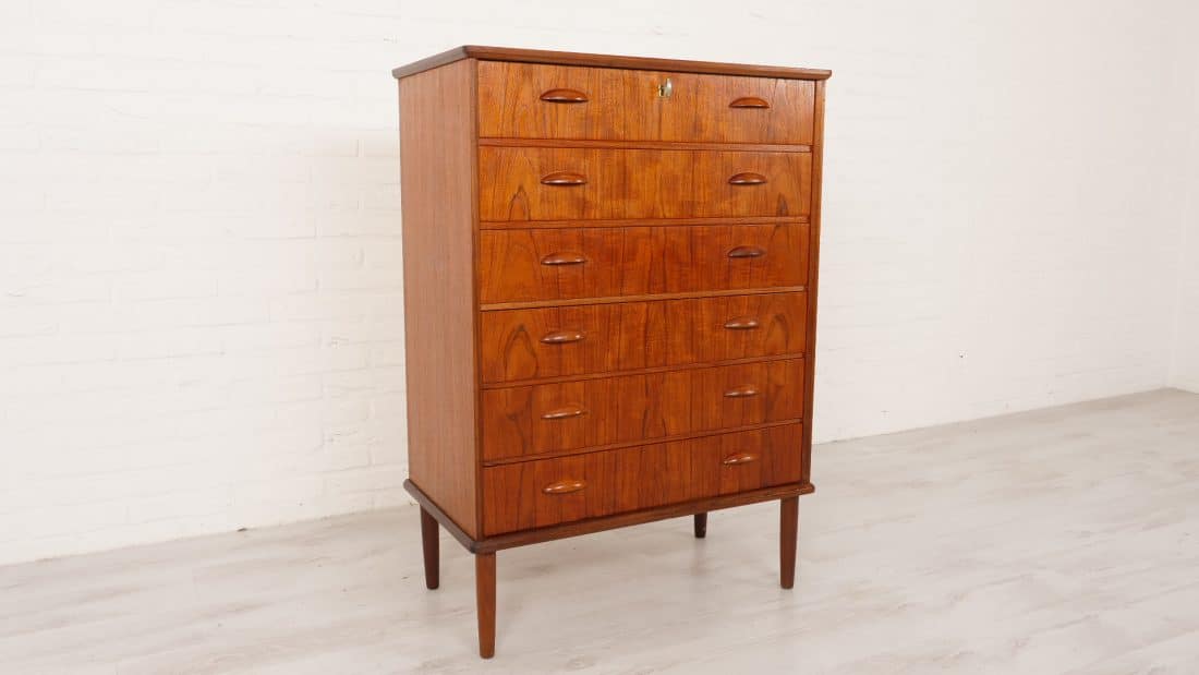 Trp Post Container Data Trp Post Id 12546 Drawer Cabinet Danish Design Teak 6 Drawers 104 Cm Trp Post Container