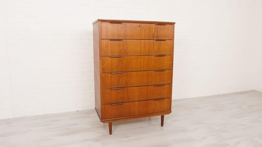 Trp Post Container Data Trp Post Id 12561 Vintage Danish Drawer Cabinet Teak 6 Drawers 121 Cm Trp Post Container