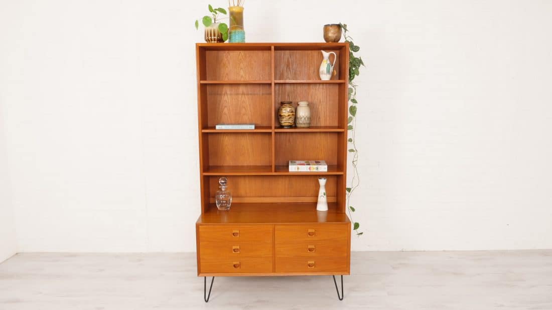 Trp Post Container Data Trp Post Id 12931 Vintage Highboard Bookcase Teak Brouer Trp Post Container