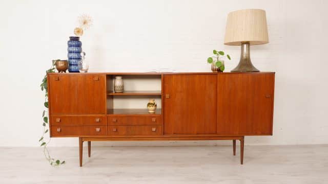 Vintage Midboard Fristho Teak Sideboard 243 cm