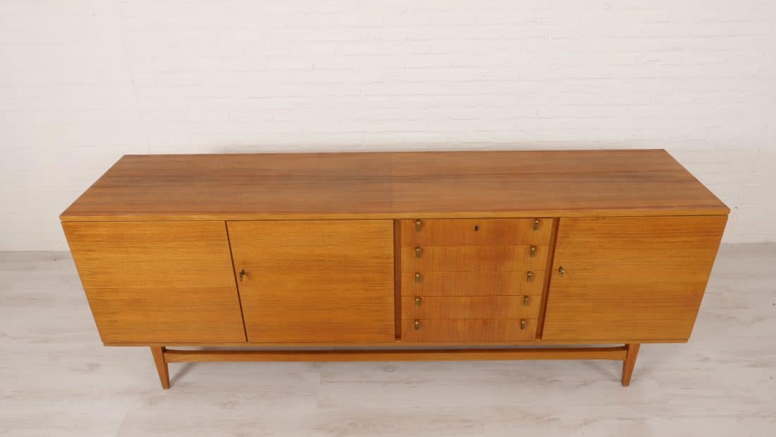 Trp Post Container Data Trp Post Id 13924 Vintage Sideboard Bartels Werke Mid Century Modern 220 Cm Trp Post Container