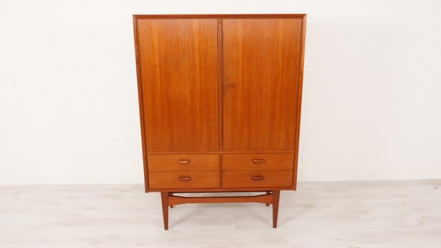 Vintage Kast Highboard Heinrich Althoff Teak