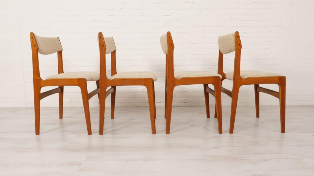 Trp Post Container Data Trp Post Id 14072 4 X Dining Chairs Erik Buch Teak Trp Post Container