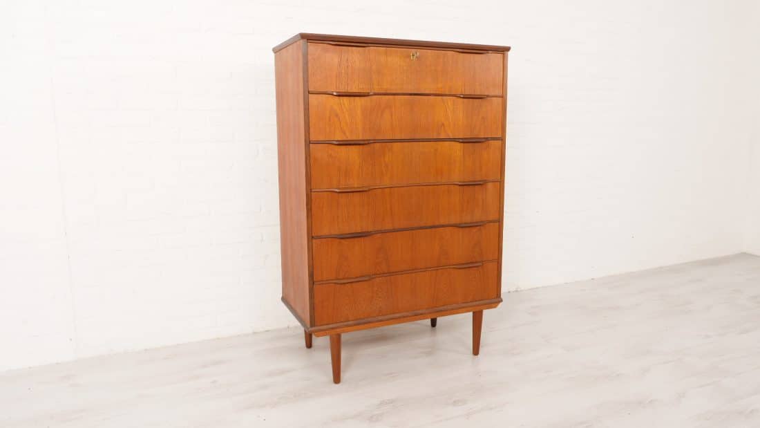 Trp Post Container Data Trp Post Id 14487 Vintage Danish Drawer Cabinet Teak 6 Drawers 126 Cm Trp Post Container