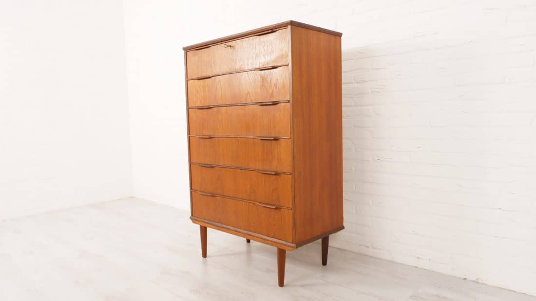 Trp Post Container Data Trp Post Id 14487 Vintage Danish Drawer Cabinet Teak 6 Drawers 126 Cm Trp Post Container